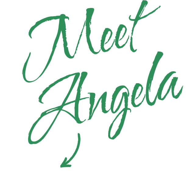Handwritten caption that reads 'Angela's Ireland.'