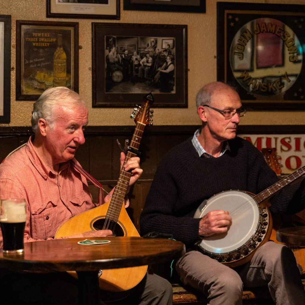 A traditional session in Matt Molloy's (of The Chieftains fame) pub in Westport