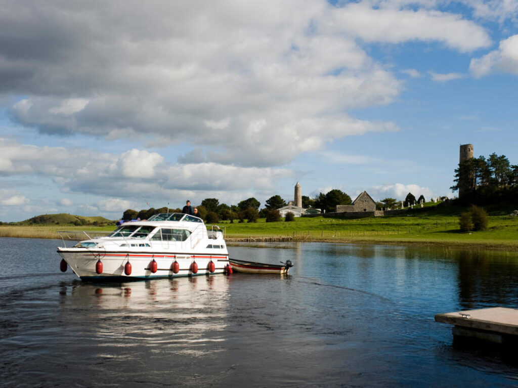 Boat on the river Shannon