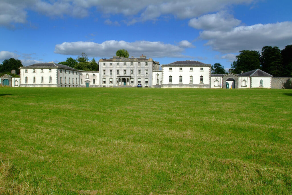 Front of Strokestown Park House