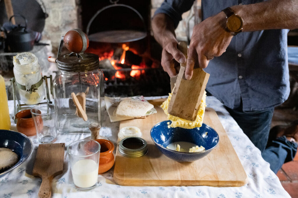Traditional cheese making