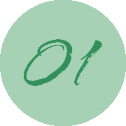Illustrative icon - number 1